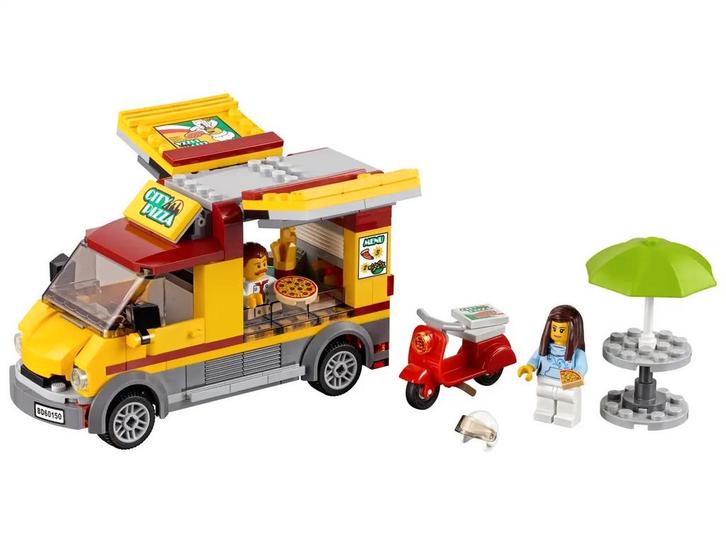 lego 60150 Pizza bestelwagen, Kinderen en Baby's, Speelgoed | Duplo en Lego, Zo goed als nieuw, Lego, Complete set, Ophalen of Verzenden