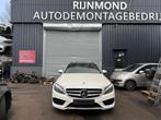 Mercedes-Benz C-klasse W205 / S205 motorkap parelmoerwit 799, Gebruikt, Voor, Mercedes-Benz, Ophalen of Verzenden