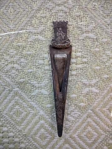 Fraaie, zilveren of zwaar verzilverde briefopener. Nunspeet beschikbaar voor biedingen