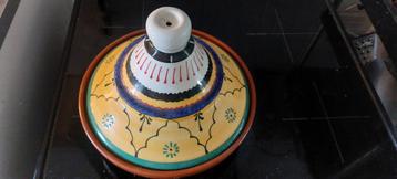 Kleurrijke Spaanse Tajine (28 cm) - Nieuwstaat - Ophalen beschikbaar voor biedingen
