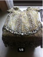 Dames jurk print bruin Miss June maat XL, Bruin, Maat 46/48 (XL) of groter, Miss June, Ophalen of Verzenden