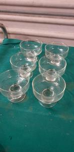 dessert schaaltjes 6 stuks glas, Huis en Inrichting, Keuken | Servies, Ophalen of Verzenden, 'T Olde Gre-j, Info@toldegrej.nl