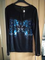 CoolCat Blauwe Panter Zwart Trui Maat L, Maat 38/40 (M), Zwart, Nieuw, Ophalen of Verzenden