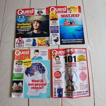 4x Quest braintainment magazine tijdschrift  beschikbaar voor biedingen