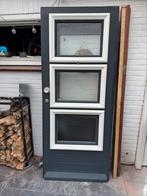 Hardhouten vintage voordeur 87,5 x 211, Doe-het-zelf en Verbouw, Deuren en Horren, Ophalen, Gebruikt, 80 tot 100 cm, Buitendeur