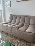 Ethnicraft N701 grijs/beige 2 zits zgan, Huis en Inrichting, Ophalen, Zo goed als nieuw, 75 tot 100 cm