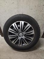 Continental TS870 Winterbanden 185/65 R15 met velg en doppen, Auto-onderdelen, Banden en Velgen, Ophalen, Gebruikt, 15 inch, Banden en Velgen