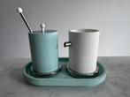 Alessi ES10 melk en suikerset design Ettore Sottsass, Ophalen of Verzenden