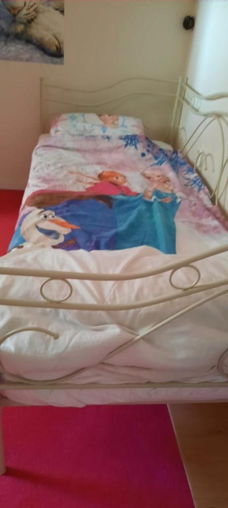 Ledikant 1 persoons, Huis en Inrichting, Slaapkamer | Complete slaapkamers, Gebruikt, Eenpersoons, Ophalen