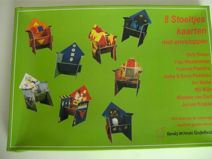 3D stoeltjes knutselen Wieteke van Dort - Dick Bruna - Fiep, Hobby en Vrije tijd, Kaarten | Zelf maken, Nieuw, Overige typen, Overige thema's