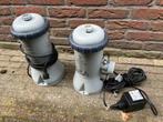 Twee pompen en zoutwatersysteem voor intex zwembaden., Ophalen of Verzenden, Gebruikt