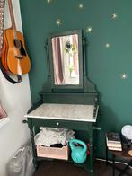 Groene kaptafel, Huis en Inrichting, Ophalen, Gebruikt, 100 tot 150 cm, 150 tot 200 cm