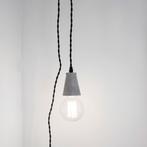 Hippe betonnen hanglamp - Kikkerland concrete pendant lamp, Ophalen of Verzenden, Nieuw, Minder dan 50 cm