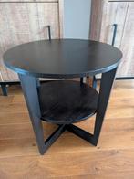 Bijzettafel rond zwart, Huis en Inrichting, Tafels | Bijzettafels, Ophalen, Rond