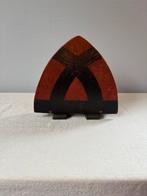 Vintage houten art deco servethouder h16cm, Ophalen of Verzenden