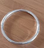 Armband zilverkleurig solide, Ophalen of Verzenden, Nieuw, Zilver, Overige materialen