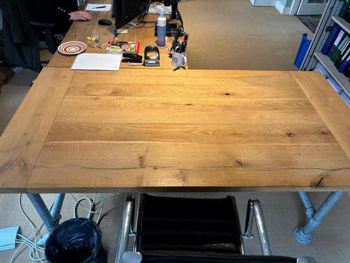 Stoere robuste tafel, Huis en Inrichting, Tafels | Eettafels, 50 tot 100 cm, 150 tot 200 cm, Vijf personen of meer, Rechthoekig