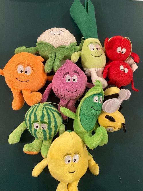 Lidl vitamini actie 2019 9 stuks fruit en bij set compleet!, Kinderen en Baby's, Speelgoed | Knuffels en Pluche, Zo goed als nieuw