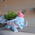 Disney Dumbo met decoratie plant, Ophalen of Verzenden, Bambi of Dumbo, Nieuw, Beeldje of Figuurtje