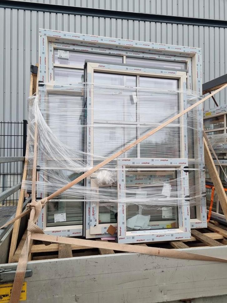 Kunststof Kozijnen & Openslaande Deuren HR++, Doe-het-zelf en Verbouw, Glas en Ramen, Gevelraam of Ruit, 160 cm of meer, 160 cm of meer