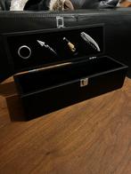 Luxe wijnkist incl. accessoires, Ophalen of Verzenden, Zo goed als nieuw, Minder dan 50 cm, Minder dan 5 flessen