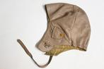 leren cap motercap piloot voertuig vintage vliegercap, Verzamelen, Ophalen of Verzenden, Gebruikt, Hoed, Pet, of Sjaal