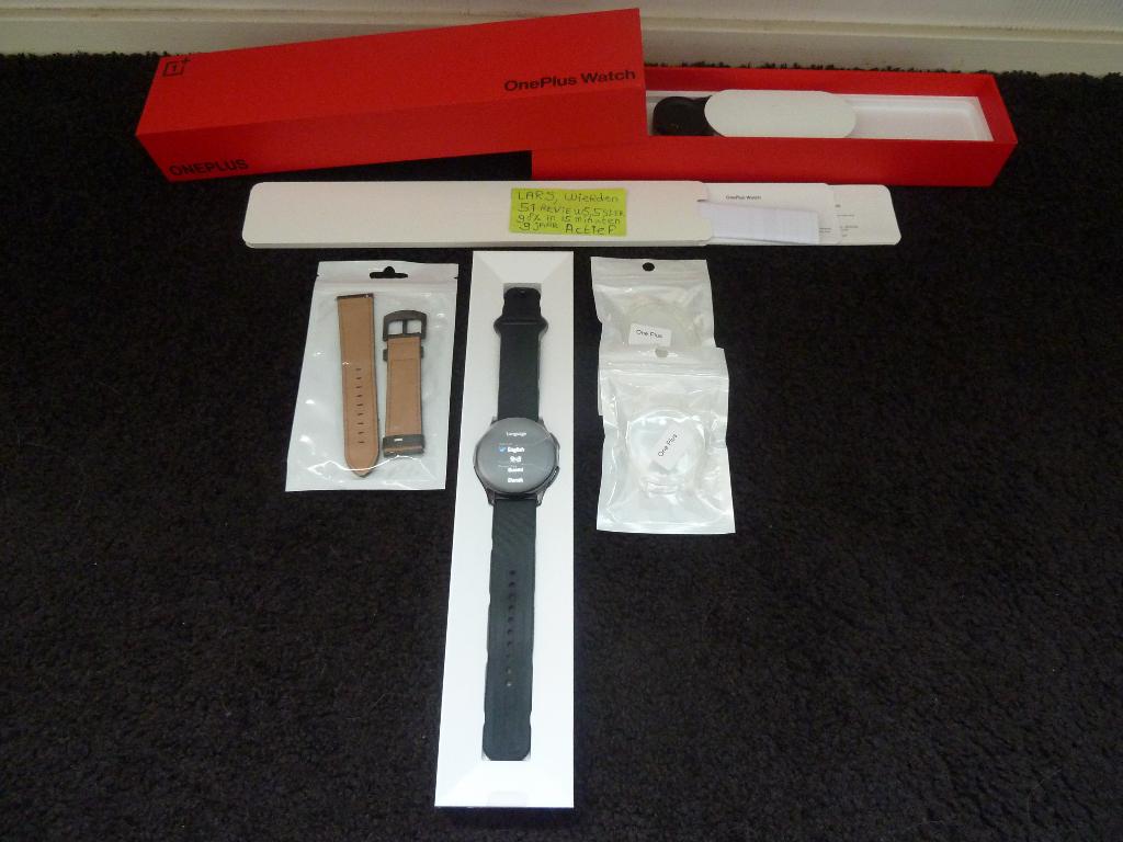 OnePlus Watch 1 Zwart Midnight Black, Sieraden, Tassen en Uiterlijk, Smartwatches, Zwart, Ophalen of Verzenden, Zo goed als nieuw