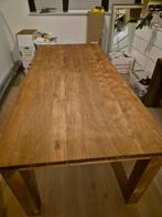 Teak houten tafel eettafel 220x 99 cm, Huis en Inrichting, Tafels | Eettafels, Ophalen, Gebruikt, 200 cm of meer, 50 tot 100 cm