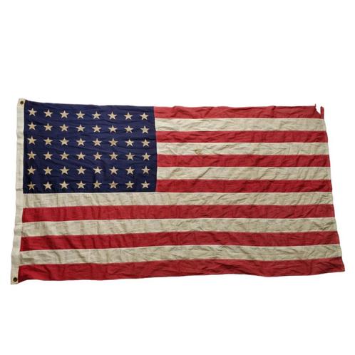 WWII US 48 Star Flag, Verzamelen, Militaria | Tweede Wereldoorlog, Landmacht, Embleem of Badge, Amerika, Ophalen of Verzenden