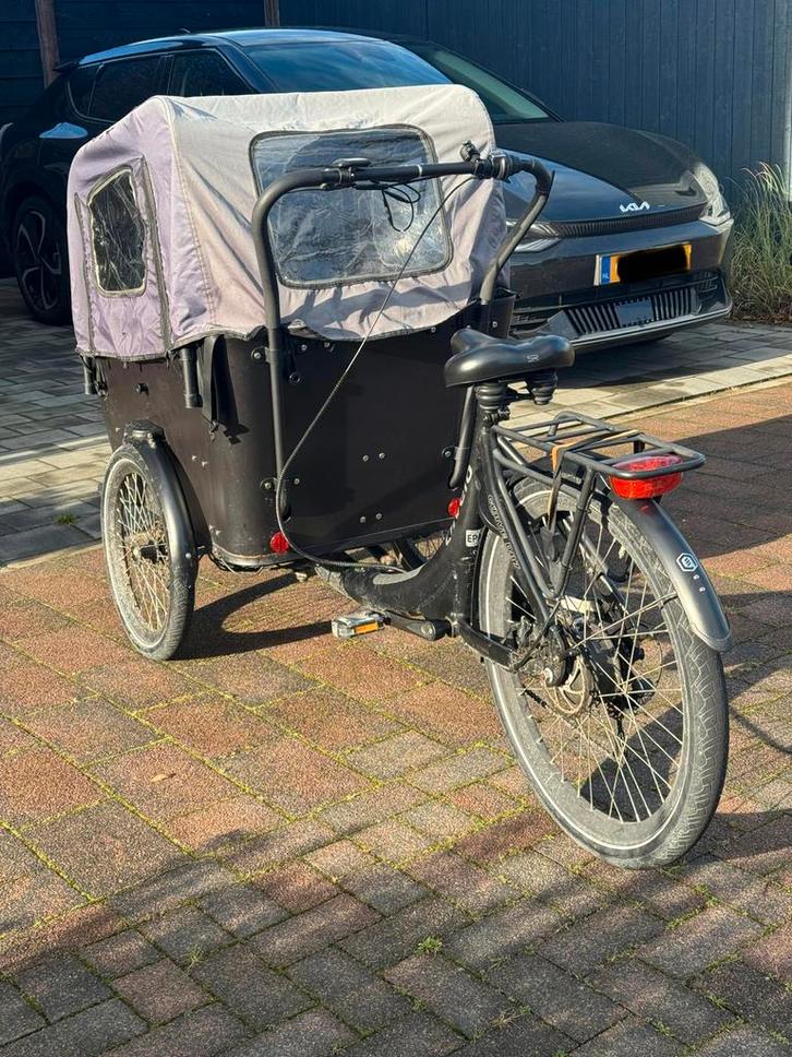 Qivelo Curve DR7 Elektrische Bakfiets (2022), Fietsen en Brommers, Fietsen | Bakfietsen, Gebruikt, Overige merken, 4 kinderen of meer
