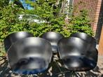 5x HAY stoel AAC20 - polished frame, Ophalen, Gebruikt, Zwart, Vijf, Zes of meer stoelen