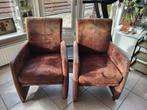 3 bruine eetkamerstoelen met wieltjes bruin, Huis en Inrichting, Stoelen, Ophalen, Bruin, Vijf, Zes of meer stoelen