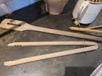 Zeer oude wastang en roerstok van hout set prijs 6.95, Antiek en Kunst, Ophalen of Verzenden