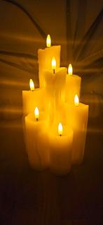 Kaarsen set zo goed als nieuw, Ophalen of Verzenden, Zo goed als nieuw, Overige materialen, Minder dan 25 cm