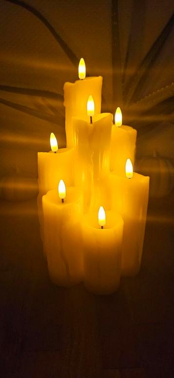 Kaarsen set zo goed als nieuw beschikbaar voor biedingen