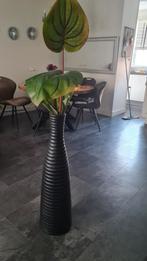 Grote zwarte vaas, Huis en Inrichting, Woonaccessoires | Vazen, Overige materialen, 50 tot 75 cm, Zwart, Ophalen of Verzenden