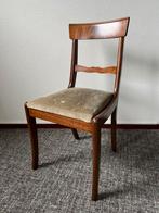 Zeer mooie mahonie biedermeier sabelpoot stoel., Antiek en Kunst, Antiek | Meubels | Stoelen en Banken, Ophalen