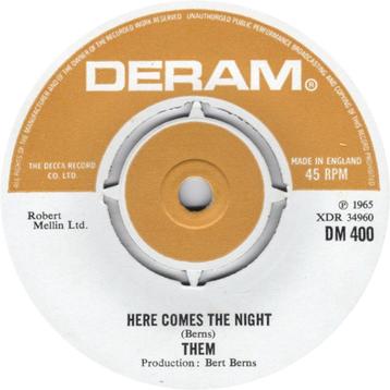 THEM -  Here Comes The Night & All For Myself -ook VERZENDEN beschikbaar voor biedingen