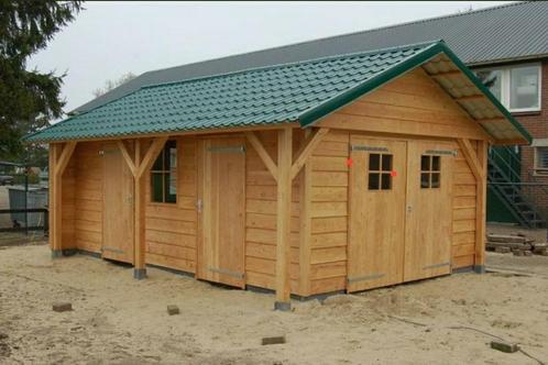 Douglas schuur, dicht tuin huis, blokhut, maatwerk bouw, Tuin en Terras, Tuinhuizen, Nieuw, Hout, 200 tot 400 cm, Ophalen