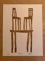 houtdruk Klaas Gubbels “Cezanne”, Ophalen of Verzenden