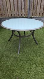 Tuintafel rond 120 cm, Tuin en Terras, Ophalen, Gebruikt, Rechthoekig, Kunststof