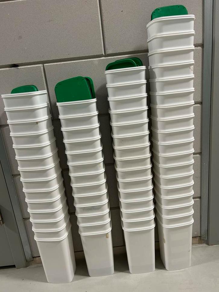 60 Emmers met Deksel - Voedselopslag, Huis en Inrichting, Emmers, Kunststof, Met deksel, Ophalen of Verzenden