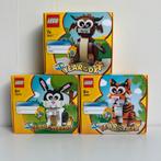 3 LEGO Sets - Jaar van de Os, Tijger en Konijn, Ophalen of Verzenden, Zo goed als nieuw, Complete set, Lego