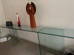 Glas console / bijzettafel, Ophalen, Gebruikt, 200 cm of meer, Glas