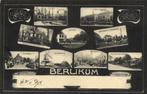 Berlikum - 9 afb o.a. Zuivelfabriek De Volharding - 1906 gel, Verzamelen, Gelopen, Utrecht, Ophalen of Verzenden, Voor 1920
