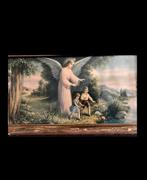 Religieuze ingelijste prent, Antiek en Kunst, Antiek | Religie, Ophalen of Verzenden