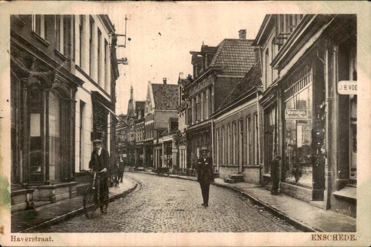 Haverstraat Enschede, Verzamelen, Ansichtkaarten | Nederland, Gelopen, Overijssel, 1940 tot 1960, Ophalen of Verzenden
