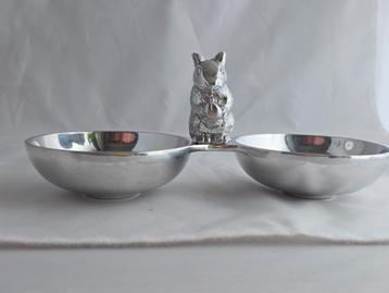 Serveerschaal Pindaschaal Mariposa Zilver beschikbaar voor biedingen