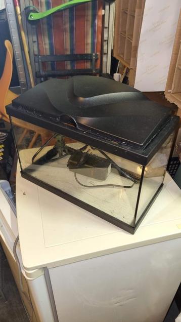 Aquarium met filter beschikbaar voor biedingen