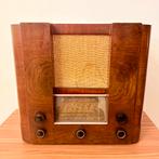 VINTAGE BUIZENRADIO ART DECO 1930 FRANSE RADIO ZELDZAAM, Verzenden